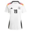 Officiële Voetbalshirt Duitsland Sane 19 Thuis EK 2024 - Dames